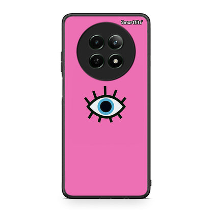Realme 12 5G Blue Eye Pink θήκη από τη Smartfits με σχέδιο στο πίσω μέρος και μαύρο περίβλημα | Smartphone case with colorful back and black bezels by Smartfits
