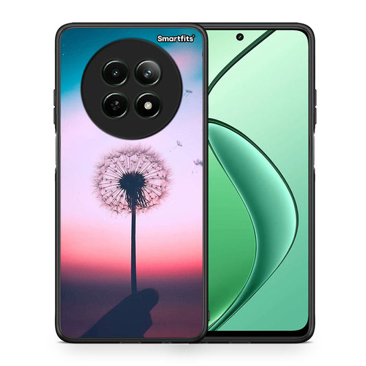 Θήκη Realme 12 5G Wish Boho από τη Smartfits με σχέδιο στο πίσω μέρος και μαύρο περίβλημα | Realme 12 5G Wish Boho case with colorful back and black bezels