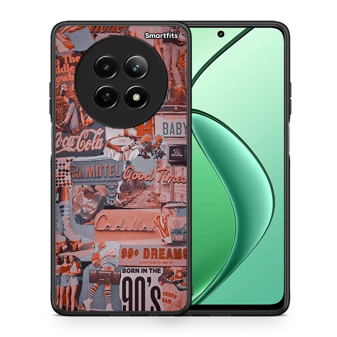 Θήκη Realme 12 5G Born In 90s από τη Smartfits με σχέδιο στο πίσω μέρος και μαύρο περίβλημα | Realme 12 5G Born In 90s case with colorful back and black bezels