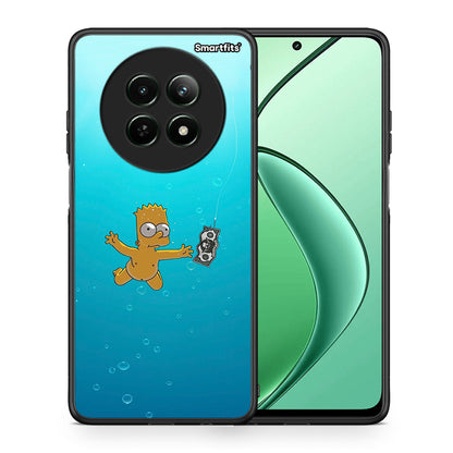Θήκη Realme 12 5G Chasing Money από τη Smartfits με σχέδιο στο πίσω μέρος και μαύρο περίβλημα | Realme 12 5G Chasing Money case with colorful back and black bezels