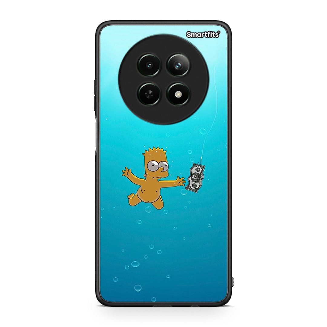 Realme 12 5G Chasing Money θήκη από τη Smartfits με σχέδιο στο πίσω μέρος και μαύρο περίβλημα | Smartphone case with colorful back and black bezels by Smartfits