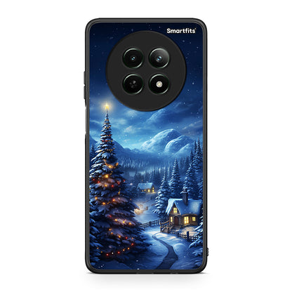 Realme 12 5G Christmas Scenery θήκη από τη Smartfits με σχέδιο στο πίσω μέρος και μαύρο περίβλημα | Smartphone case with colorful back and black bezels by Smartfits