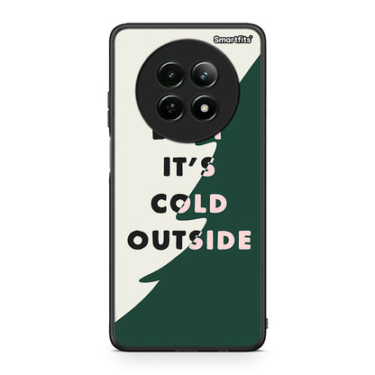 Realme 12 5G Cold Outside θήκη από τη Smartfits με σχέδιο στο πίσω μέρος και μαύρο περίβλημα | Smartphone case with colorful back and black bezels by Smartfits