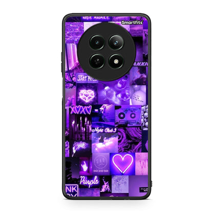 Realme 12 5G Collage Stay Wild Θήκη Αγίου Βαλεντίνου από τη Smartfits με σχέδιο στο πίσω μέρος και μαύρο περίβλημα | Smartphone case with colorful back and black bezels by Smartfits