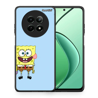 Θήκη Realme 12 5G Friends Bob από τη Smartfits με σχέδιο στο πίσω μέρος και μαύρο περίβλημα | Realme 12 5G Friends Bob case with colorful back and black bezels
