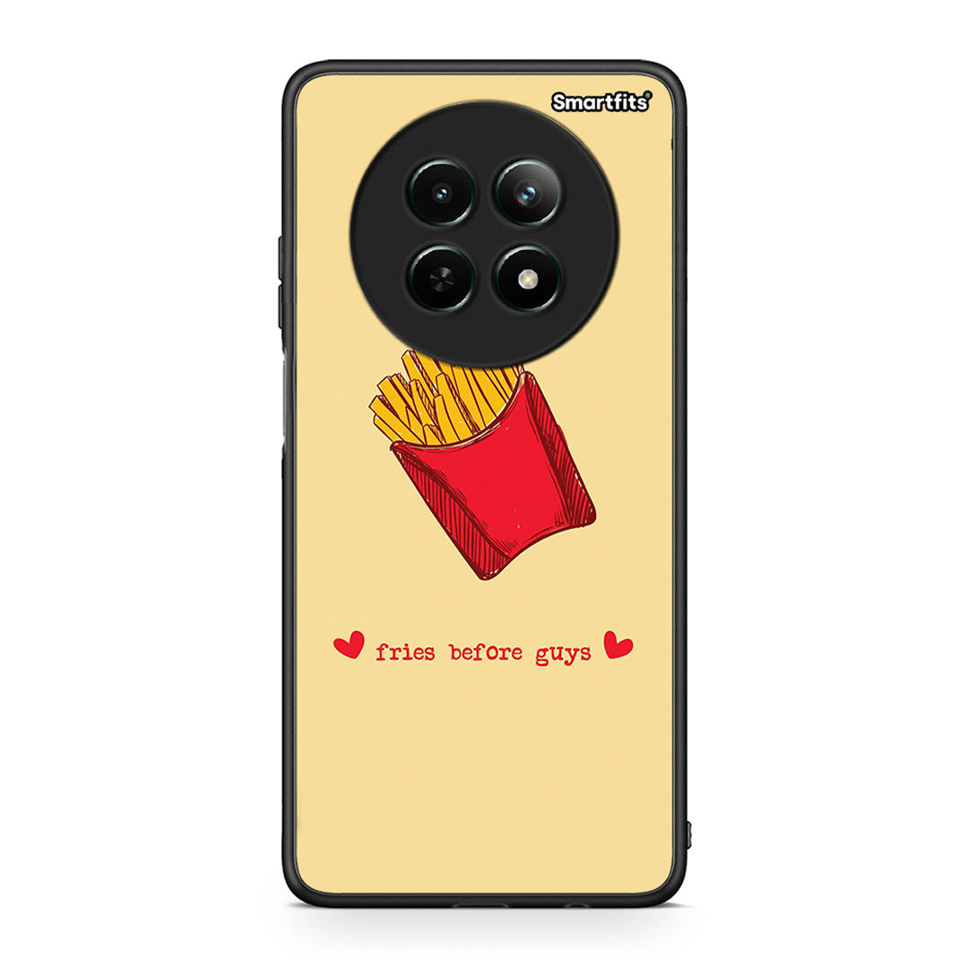 Realme 12 5G Fries Before Guys Θήκη Αγίου Βαλεντίνου από τη Smartfits με σχέδιο στο πίσω μέρος και μαύρο περίβλημα | Smartphone case with colorful back and black bezels by Smartfits