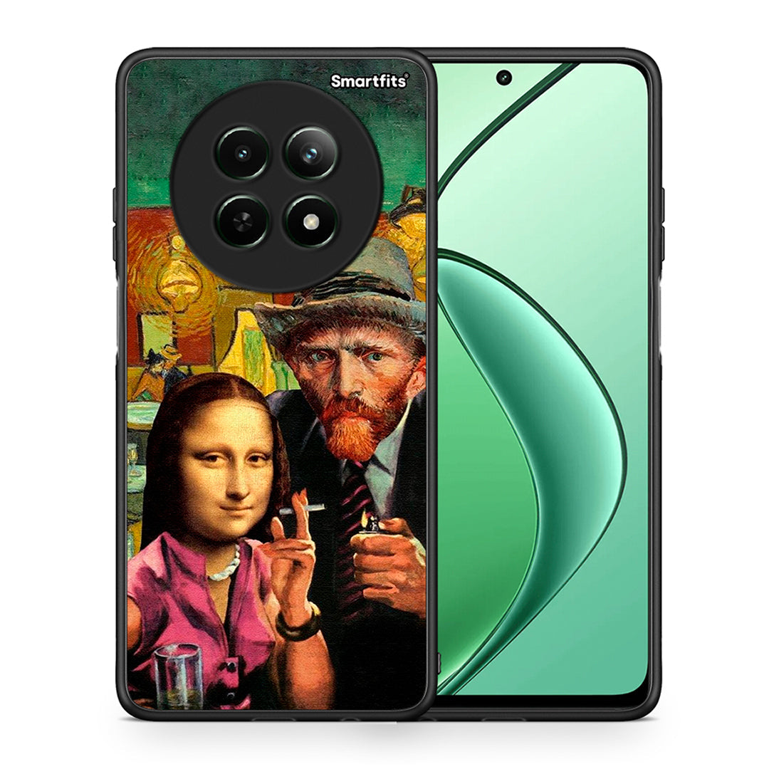Θήκη Realme 12 5G Funny Art από τη Smartfits με σχέδιο στο πίσω μέρος και μαύρο περίβλημα | Realme 12 5G Funny Art case with colorful back and black bezels