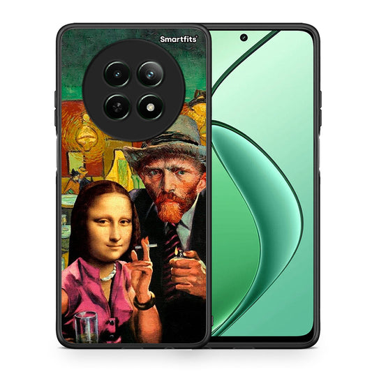Θήκη Realme 12 5G Funny Art από τη Smartfits με σχέδιο στο πίσω μέρος και μαύρο περίβλημα | Realme 12 5G Funny Art case with colorful back and black bezels