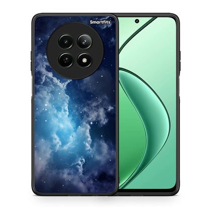 Θήκη Realme 12 5G Blue Sky Galaxy από τη Smartfits με σχέδιο στο πίσω μέρος και μαύρο περίβλημα | Realme 12 5G Blue Sky Galaxy case with colorful back and black bezels