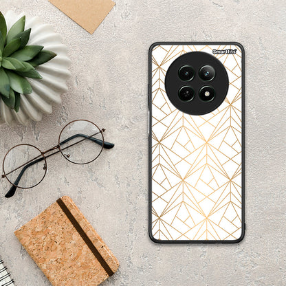 Geometric Luxury White - Realme 12 5G θήκη