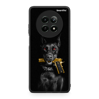 Realme 12 5G Golden Gun Θήκη Αγίου Βαλεντίνου από τη Smartfits με σχέδιο στο πίσω μέρος και μαύρο περίβλημα | Smartphone case with colorful back and black bezels by Smartfits