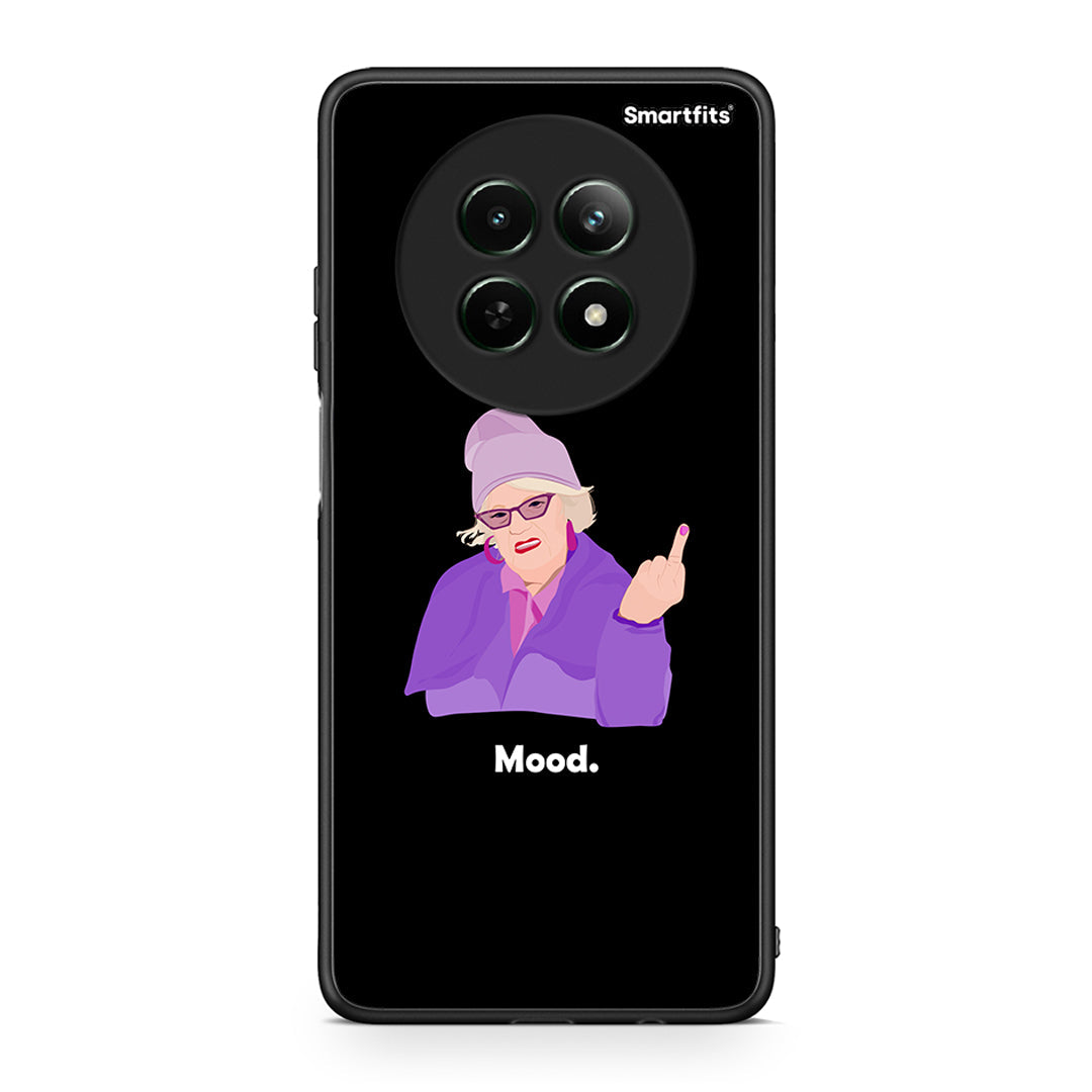 Realme 12 5G Grandma Mood Black θήκη από τη Smartfits με σχέδιο στο πίσω μέρος και μαύρο περίβλημα | Smartphone case with colorful back and black bezels by Smartfits