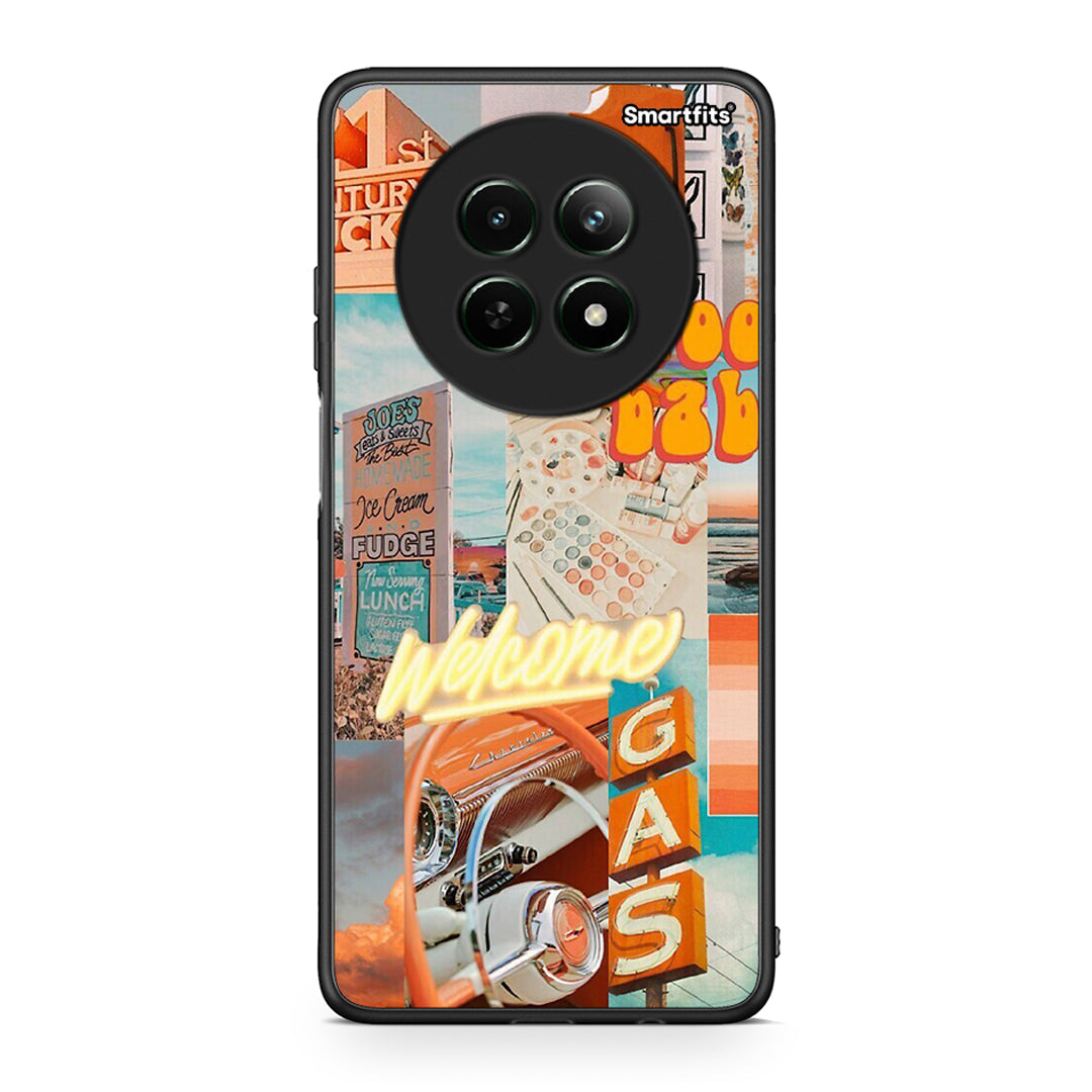 Realme 12 5G Groovy Babe Θήκη Αγίου Βαλεντίνου από τη Smartfits με σχέδιο στο πίσω μέρος και μαύρο περίβλημα | Smartphone case with colorful back and black bezels by Smartfits