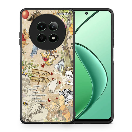 Θήκη Realme 12 5G Happy Friends από τη Smartfits με σχέδιο στο πίσω μέρος και μαύρο περίβλημα | Realme 12 5G Happy Friends case with colorful back and black bezels