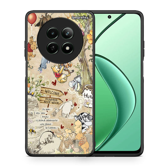 Θήκη Realme 12 5G Happy Friends από τη Smartfits με σχέδιο στο πίσω μέρος και μαύρο περίβλημα | Realme 12 5G Happy Friends case with colorful back and black bezels