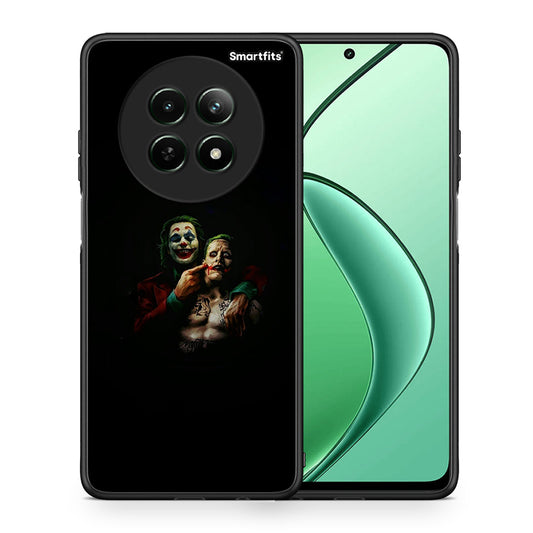 Θήκη Realme 12 5G Clown Hero από τη Smartfits με σχέδιο στο πίσω μέρος και μαύρο περίβλημα | Realme 12 5G Clown Hero case with colorful back and black bezels