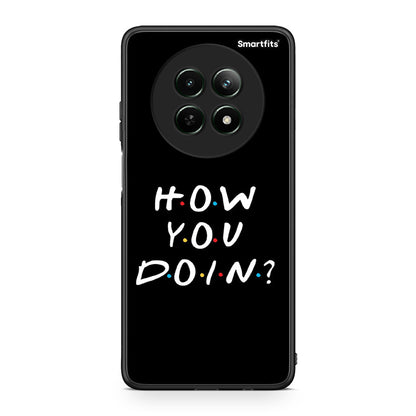 Realme 12 5G How You Doin θήκη από τη Smartfits με σχέδιο στο πίσω μέρος και μαύρο περίβλημα | Smartphone case with colorful back and black bezels by Smartfits