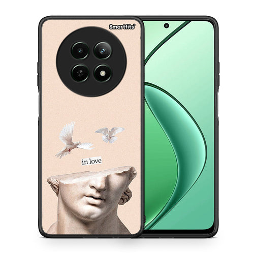 Θήκη Realme 12 5G In Love από τη Smartfits με σχέδιο στο πίσω μέρος και μαύρο περίβλημα | Realme 12 5G In Love case with colorful back and black bezels
