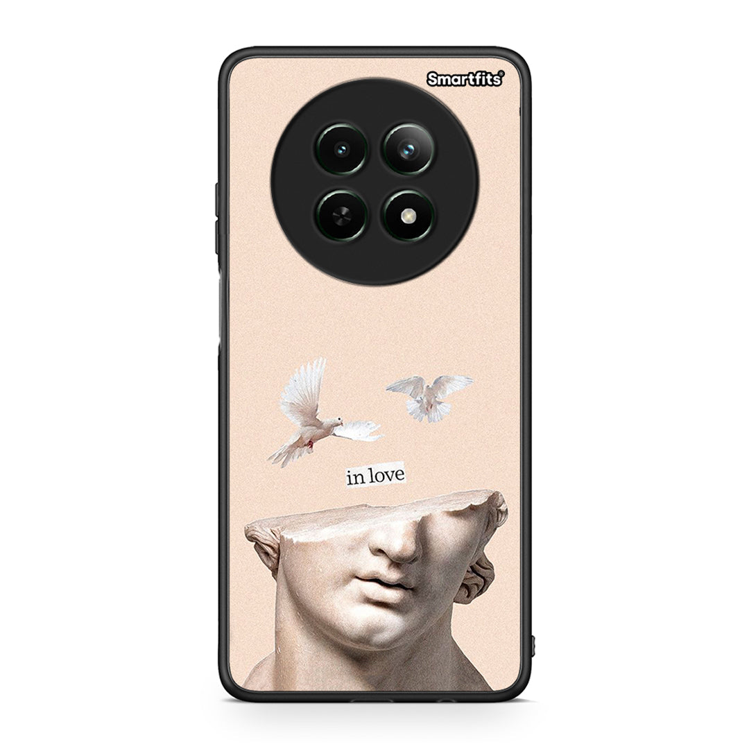 Realme 12 5G In Love θήκη από τη Smartfits με σχέδιο στο πίσω μέρος και μαύρο περίβλημα | Smartphone case with colorful back and black bezels by Smartfits