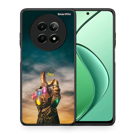 Θήκη Realme 12 5G Infinity Snap από τη Smartfits με σχέδιο στο πίσω μέρος και μαύρο περίβλημα | Realme 12 5G Infinity Snap case with colorful back and black bezels