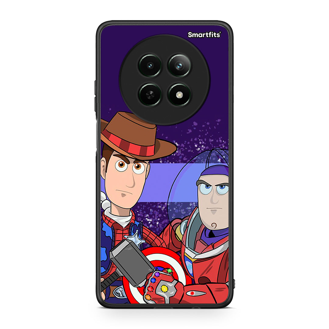Realme 12 5G Infinity Story θήκη από τη Smartfits με σχέδιο στο πίσω μέρος και μαύρο περίβλημα | Smartphone case with colorful back and black bezels by Smartfits