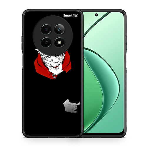 Θήκη Realme 12 5G Itadori Anime από τη Smartfits με σχέδιο στο πίσω μέρος και μαύρο περίβλημα | Realme 12 5G Itadori Anime case with colorful back and black bezels