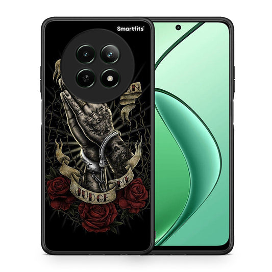 Θήκη Realme 12 5G Judge By God από τη Smartfits με σχέδιο στο πίσω μέρος και μαύρο περίβλημα | Realme 12 5G Judge By God case with colorful back and black bezels