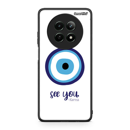 Realme 12 5G Karma Says θήκη από τη Smartfits με σχέδιο στο πίσω μέρος και μαύρο περίβλημα | Smartphone case with colorful back and black bezels by Smartfits