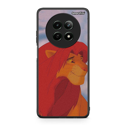 Realme 12 5G Lion Love 1 Θήκη Αγίου Βαλεντίνου από τη Smartfits με σχέδιο στο πίσω μέρος και μαύρο περίβλημα | Smartphone case with colorful back and black bezels by Smartfits