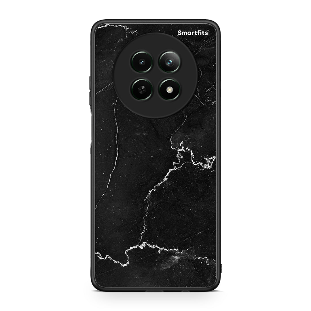 Realme 12 5G Marble Black θήκη από τη Smartfits με σχέδιο στο πίσω μέρος και μαύρο περίβλημα | Smartphone case with colorful back and black bezels by Smartfits