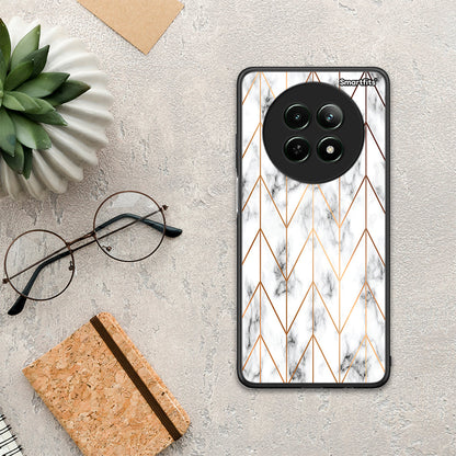 Marble Gold Geometric - Realme 12 5G θήκη