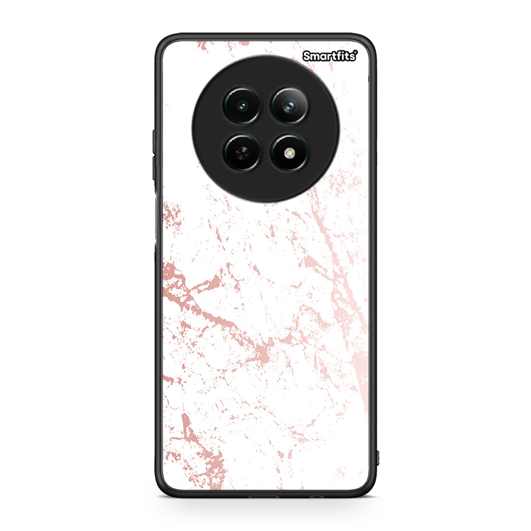 116 - Realme 12 5G Pink Splash Marble case, cover, bumper
