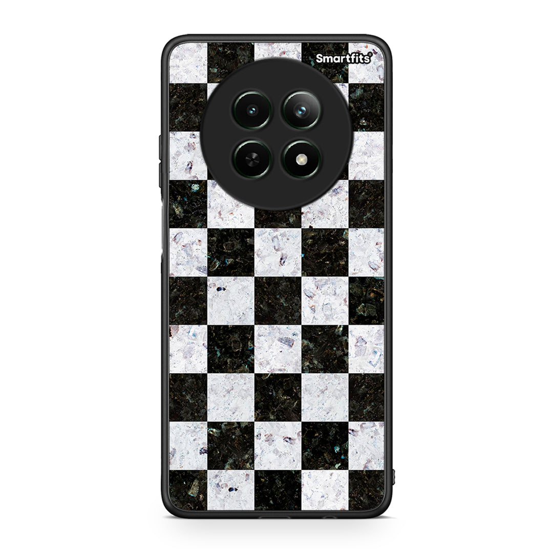 4 - Realme 12 5G Square Geometric Marble case, cover, bumper