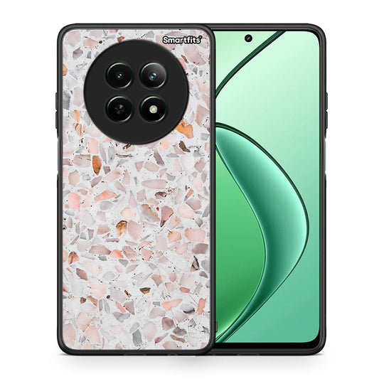 Θήκη Realme 12 5G Marble Terrazzo από τη Smartfits με σχέδιο στο πίσω μέρος και μαύρο περίβλημα | Realme 12 5G Marble Terrazzo case with colorful back and black bezels