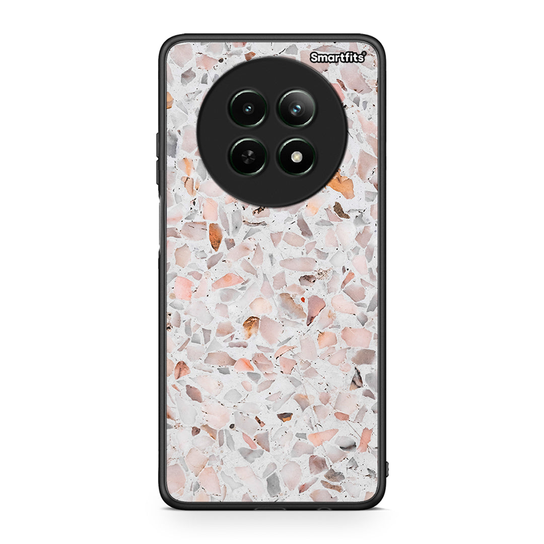 Realme 12 5G Marble Terrazzo θήκη από τη Smartfits με σχέδιο στο πίσω μέρος και μαύρο περίβλημα | Smartphone case with colorful back and black bezels by Smartfits
