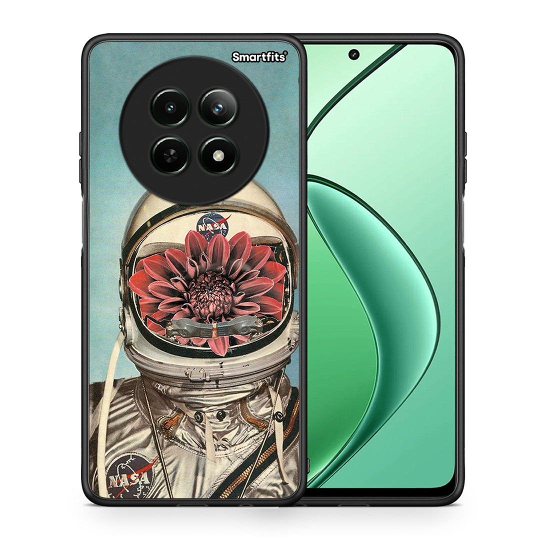 Θήκη Realme 12 5G Nasa Bloom από τη Smartfits με σχέδιο στο πίσω μέρος και μαύρο περίβλημα | Realme 12 5G Nasa Bloom case with colorful back and black bezels