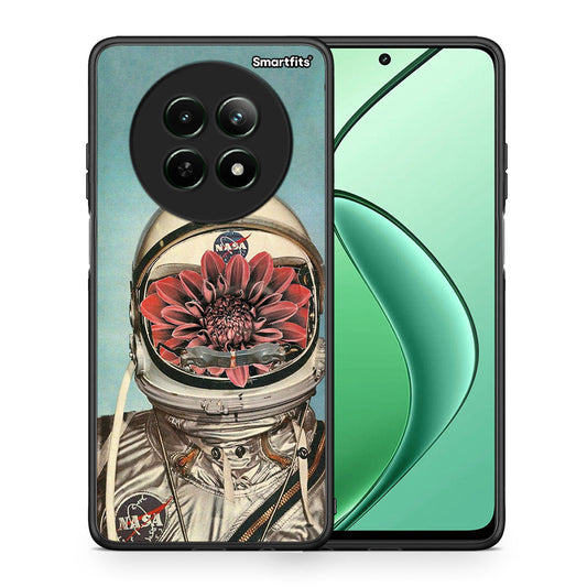 Θήκη Realme 12 5G Nasa Bloom από τη Smartfits με σχέδιο στο πίσω μέρος και μαύρο περίβλημα | Realme 12 5G Nasa Bloom case with colorful back and black bezels