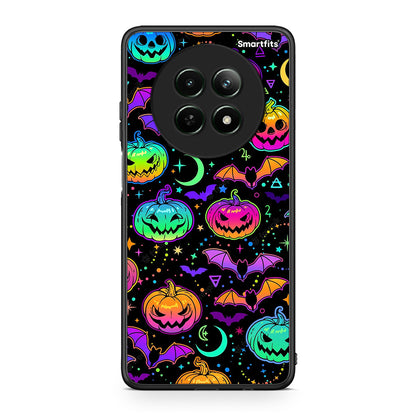 Realme 12 5G Neon Halloween θήκη από τη Smartfits με σχέδιο στο πίσω μέρος και μαύρο περίβλημα | Smartphone case with colorful back and black bezels by Smartfits