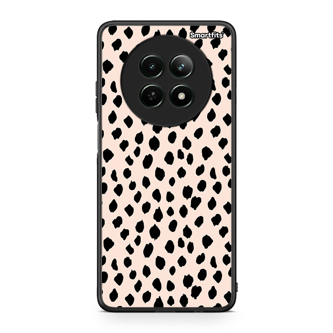 Realme 12 5G New Polka Dots θήκη από τη Smartfits με σχέδιο στο πίσω μέρος και μαύρο περίβλημα | Smartphone case with colorful back and black bezels by Smartfits