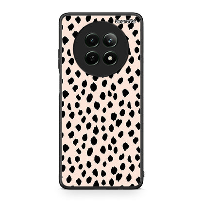 Realme 12 5G New Polka Dots θήκη από τη Smartfits με σχέδιο στο πίσω μέρος και μαύρο περίβλημα | Smartphone case with colorful back and black bezels by Smartfits