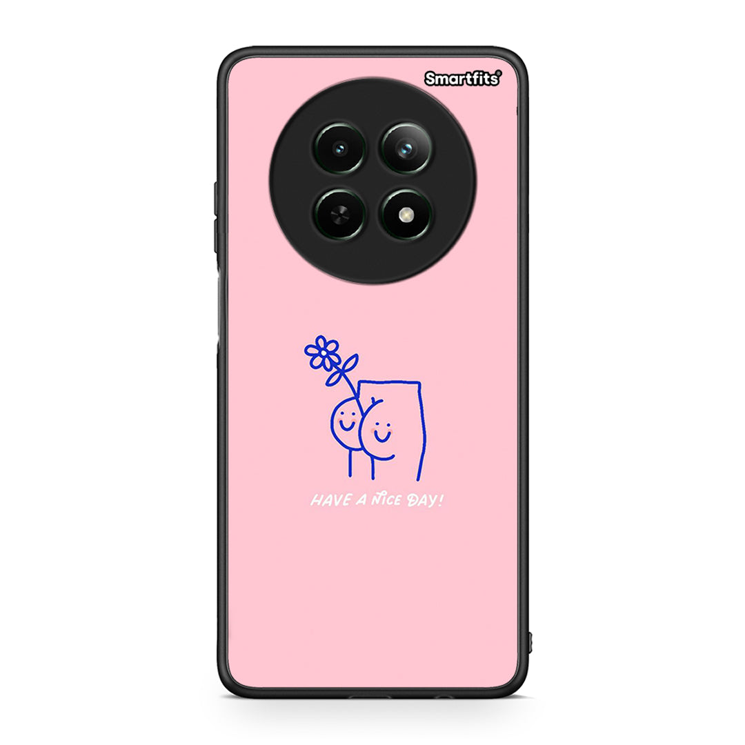 Realme 12 5G Nice Day θήκη από τη Smartfits με σχέδιο στο πίσω μέρος και μαύρο περίβλημα | Smartphone case with colorful back and black bezels by Smartfits