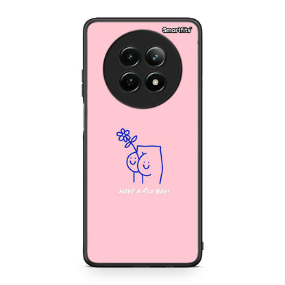 Realme 12 5G Nice Day θήκη από τη Smartfits με σχέδιο στο πίσω μέρος και μαύρο περίβλημα | Smartphone case with colorful back and black bezels by Smartfits
