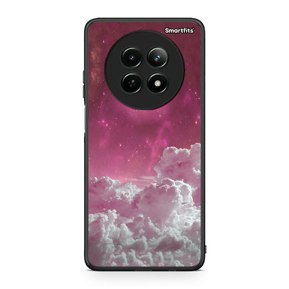 Realme 12 5G Pink Moon Θήκη από τη Smartfits με σχέδιο στο πίσω μέρος και μαύρο περίβλημα | Smartphone case with colorful back and black bezels by Smartfits
