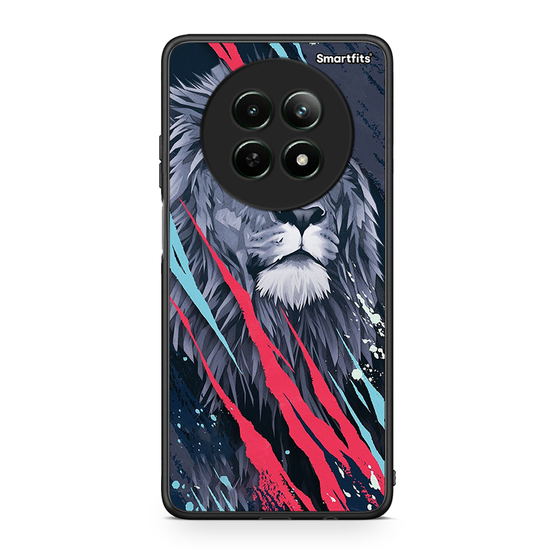 4 - Realme 12 5G Lion Designer PopArt case, cover, bumper