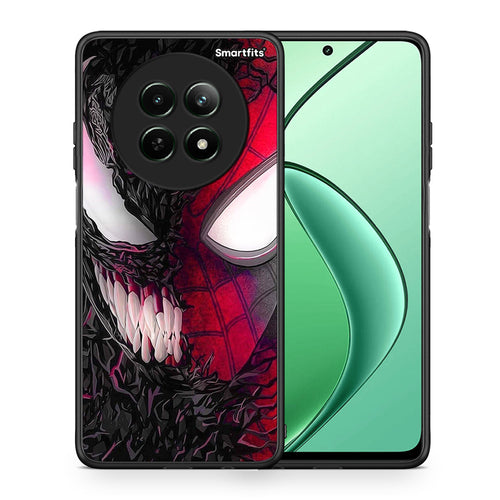 Θήκη Realme 12 5G SpiderVenom PopArt από τη Smartfits με σχέδιο στο πίσω μέρος και μαύρο περίβλημα | Realme 12 5G SpiderVenom PopArt case with colorful back and black bezels