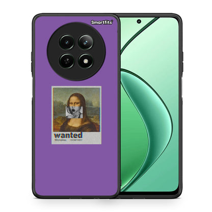 Θήκη Realme 12 5G Monalisa Popart από τη Smartfits με σχέδιο στο πίσω μέρος και μαύρο περίβλημα | Realme 12 5G Monalisa Popart case with colorful back and black bezels