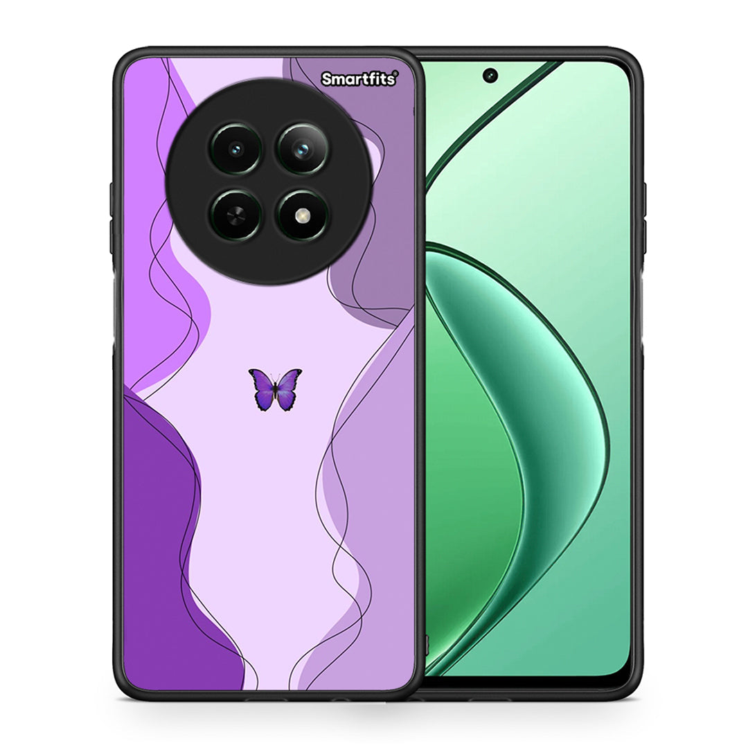 Purple Mariposa - Realme 12 5G θήκη