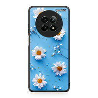 Thumbnail for Realme 12 5G Real Daisies θήκη από τη Smartfits με σχέδιο στο πίσω μέρος και μαύρο περίβλημα | Smartphone case with colorful back and black bezels by Smartfits