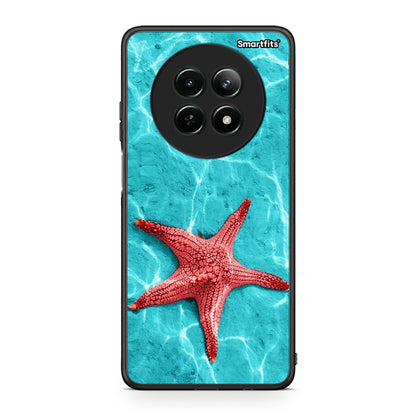 Realme 12 5G Red Starfish Θήκη από τη Smartfits με σχέδιο στο πίσω μέρος και μαύρο περίβλημα | Smartphone case with colorful back and black bezels by Smartfits