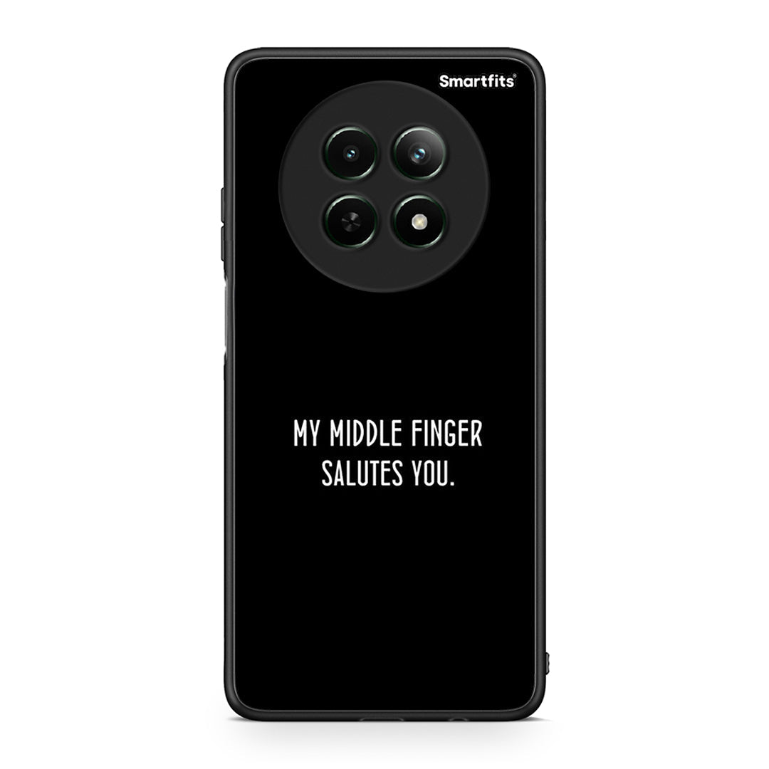 Realme 12 5G Salute θήκη από τη Smartfits με σχέδιο στο πίσω μέρος και μαύρο περίβλημα | Smartphone case with colorful back and black bezels by Smartfits